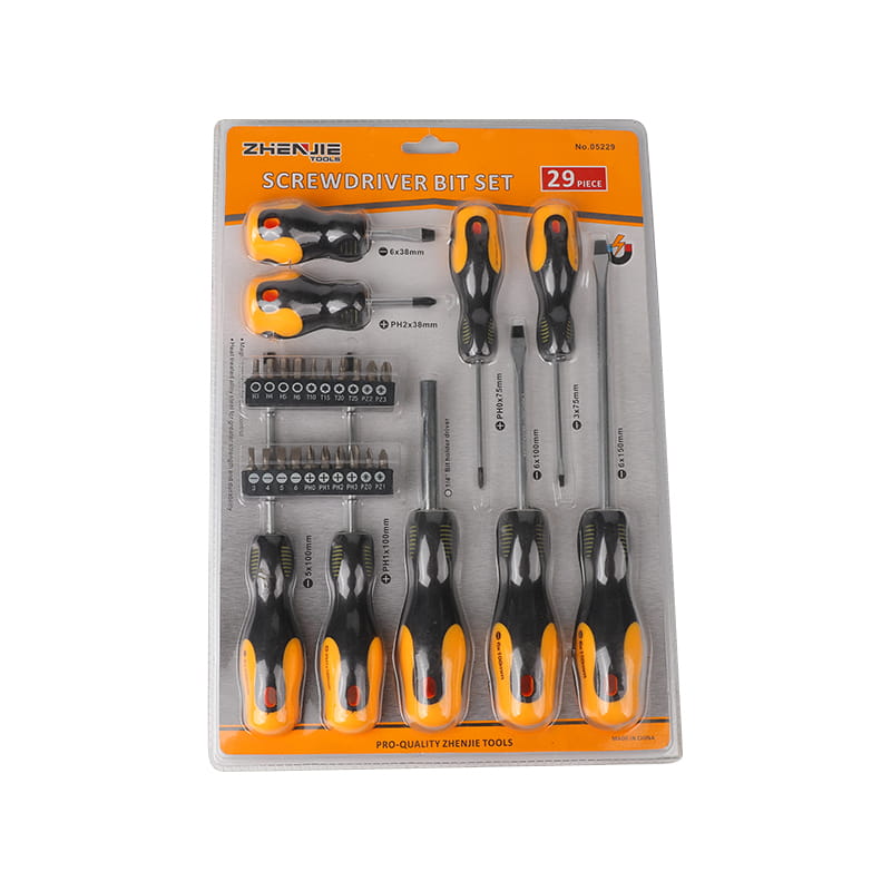 Set bitova za odvijače Phillips Pozidriv Hex Torx CRV s prorezom od 29 komada