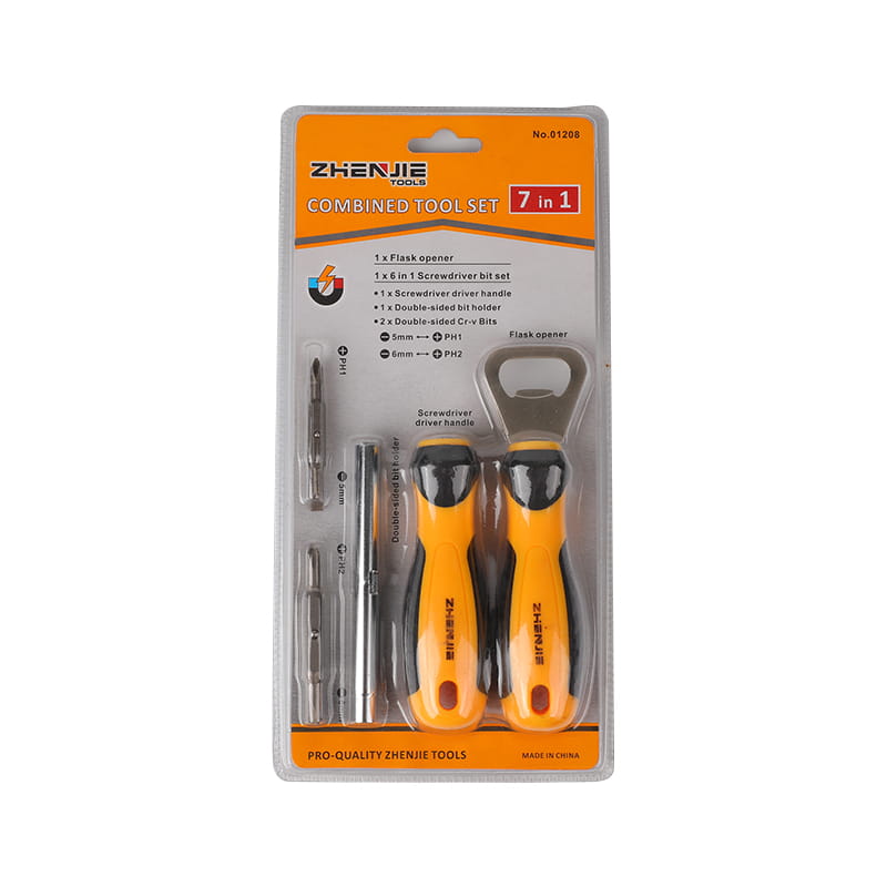 Set odvijača CRV s prorezima i 8 komada