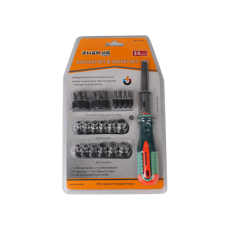 Set bitova s ​​čegrtaljkom Phillips Torx s šesterokutnim utorom od 34 komada