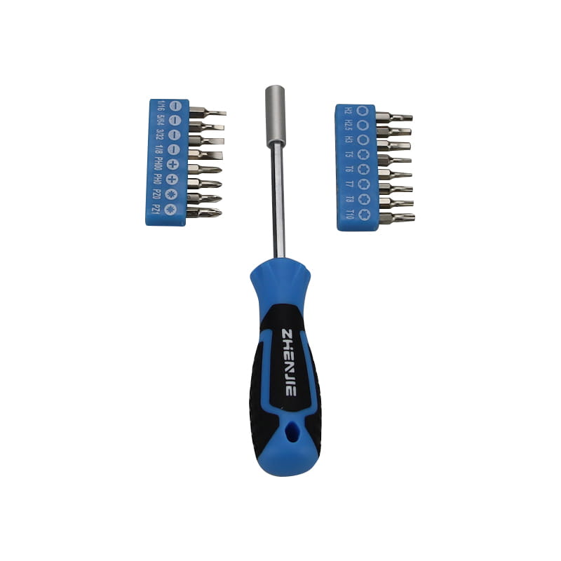 17 komada CRV 6150 set odvijača držača bitova s ​​magnetskim vrhom