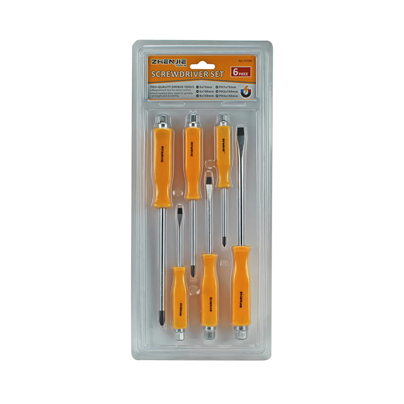 Set ergonomski dizajniranih CRV odvijača od 6 komada