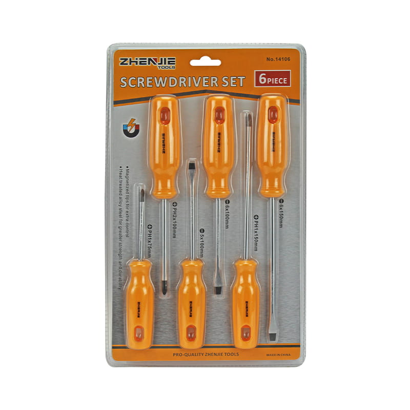 Set ergonomski dizajniranih CRV odvijača od 6 komada