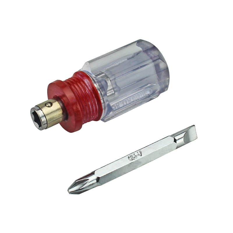 2 u 1 Stubby Handle Slotted & Phillips dvostrani CRV set bitova