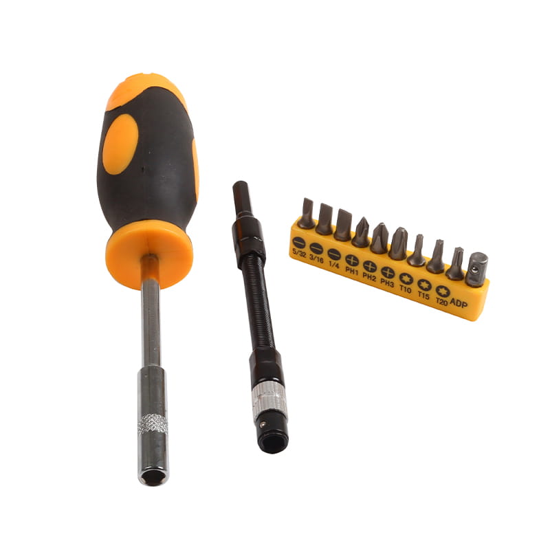 Set bitova Phillips Torx CRV sa prorezima od 12 komada