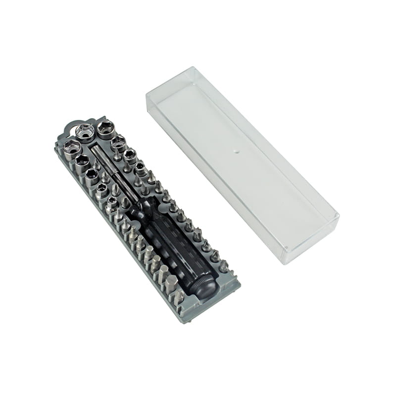 Set bitova Phillips Pozidriv Torx CRV s prorezom od 38 komada