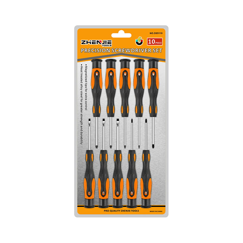 Set preciznih odvijača Phillips Torx CRV s prorezom od 10 komada
